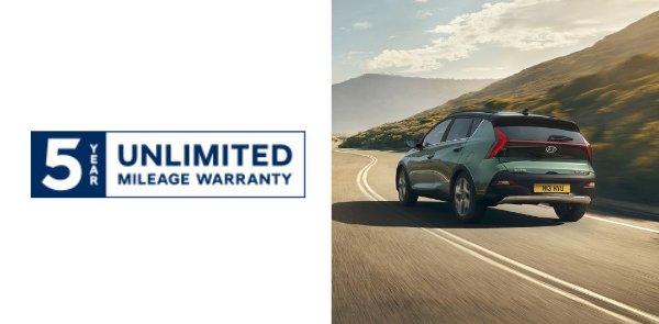 5 Year Unlimited Mileage Warranty